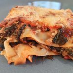 Vegetarische Spinatlasagne